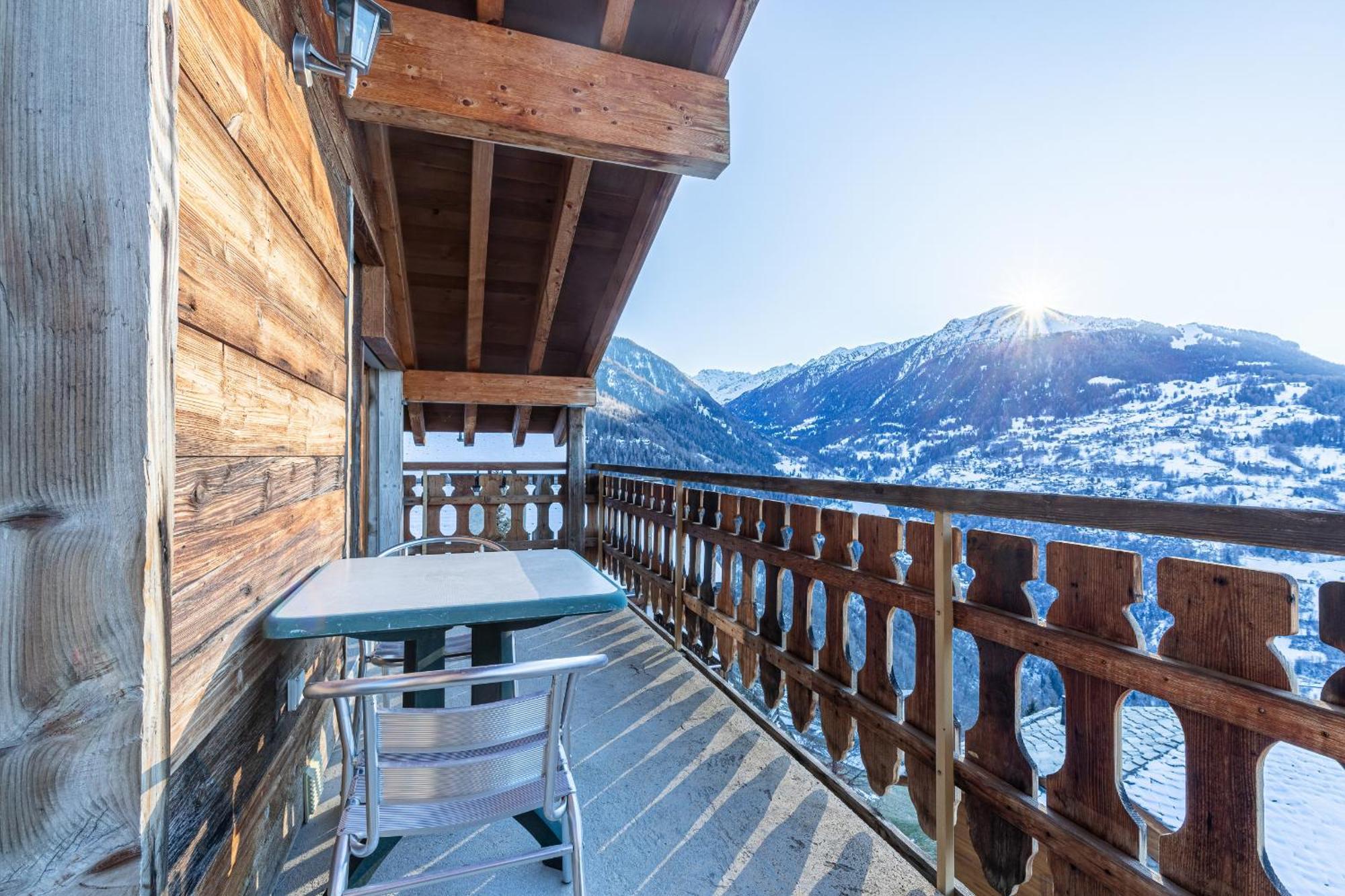 Balcons Du Soleil Sunny & Mountain Apartments By Alpvision Residences Veysonnaz Eksteriør billede