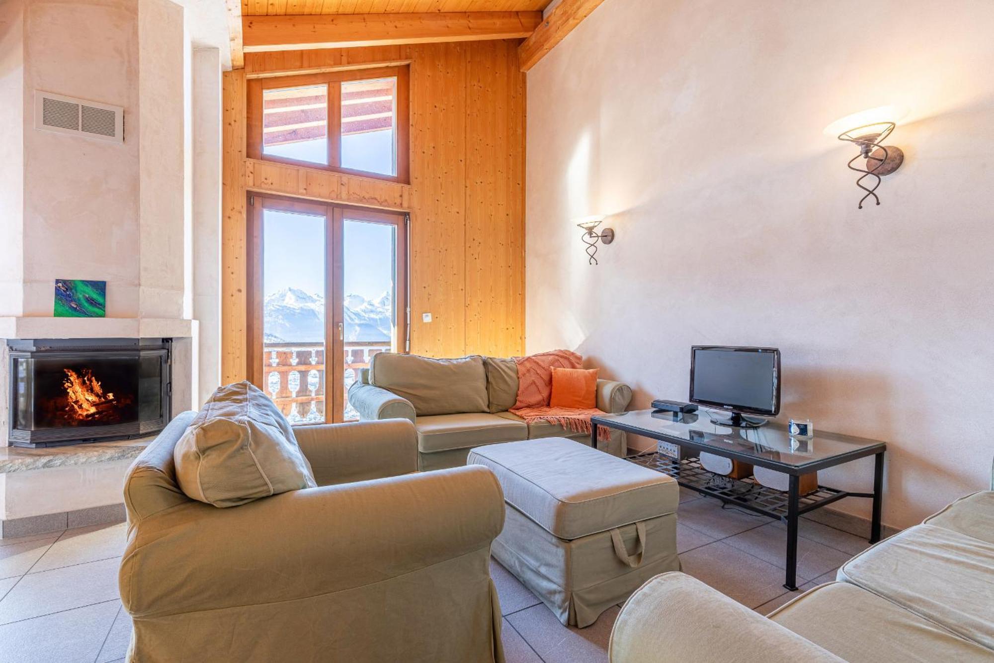 Balcons Du Soleil Sunny & Mountain Apartments By Alpvision Residences Veysonnaz Eksteriør billede